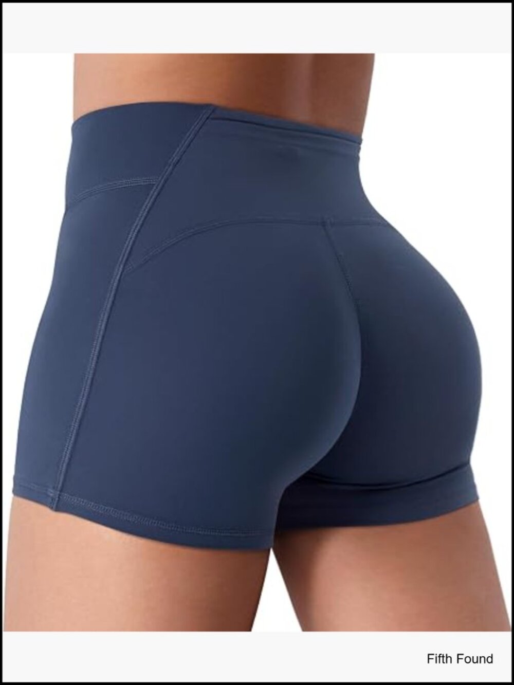 Biker Shorts Low Rise 3.6" No Front Seam Back Zipper Pocket Buttery Soft
